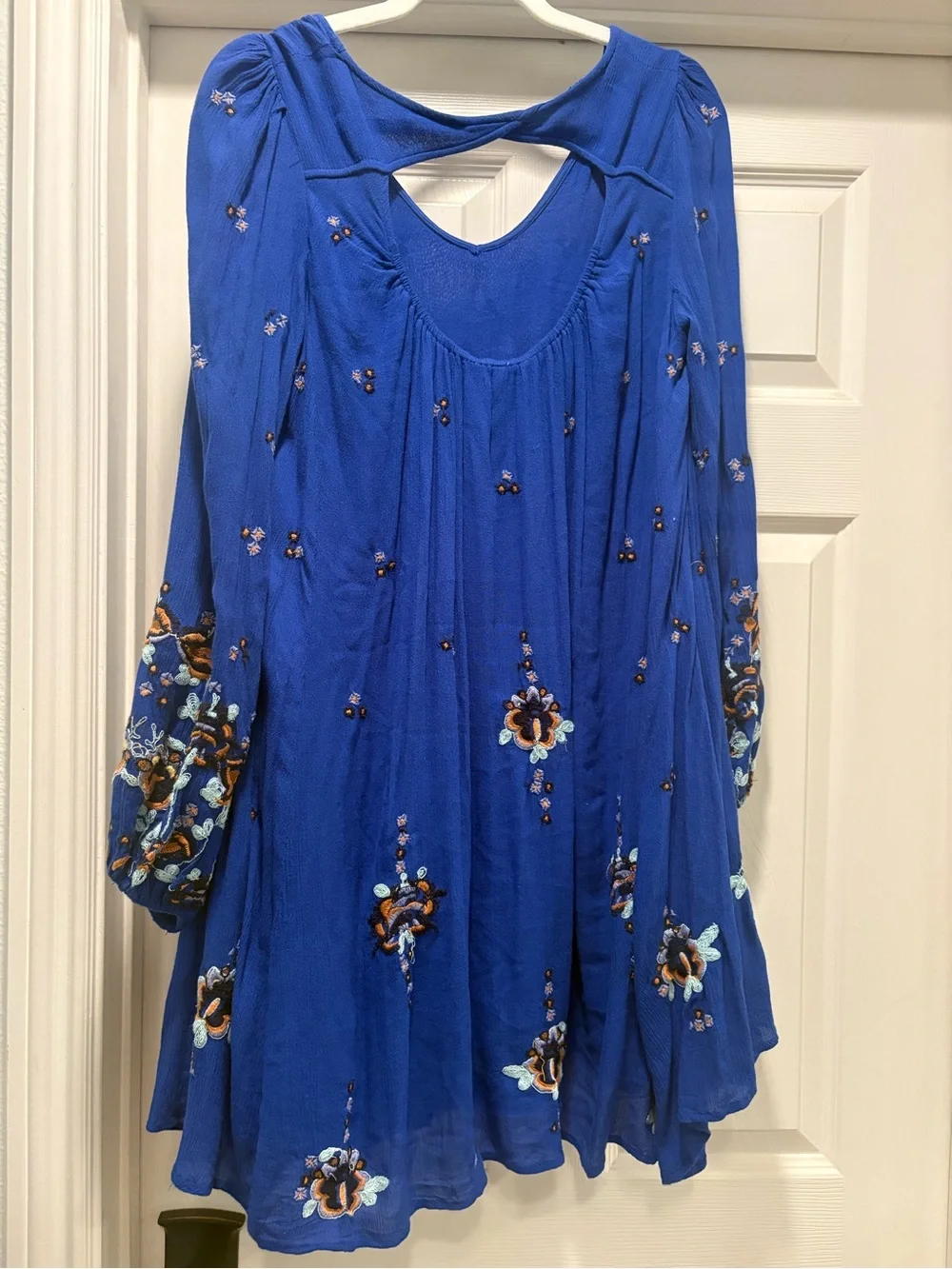 Free People Embroidered Oxford Dress